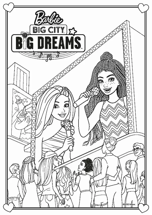 Barbie Colouring Sheet 2